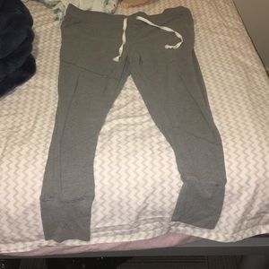 Gray Thermal Joggers with Pockets